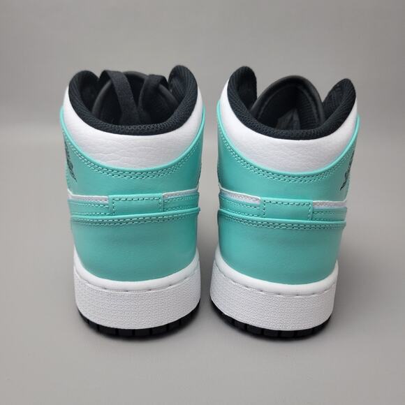 Nike Air Jordan 1 Mid Tropical Twist Igloo Black (554725-132)Youth Size 5 - Picture 8 of 10